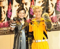 「懲悪バスターズ」囲み取材より佐野大樹（左）、田村亮（右）