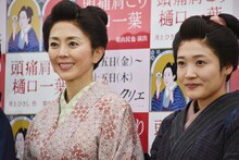 左から熊谷真実、深谷美歩。