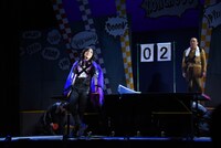 テーブルテニスの王子様大会に挑む斉藤秀翼演じるエッフェル・トーマス。