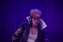 「ダンガンロンパ THE STAGE～希望の学園と絶望の高校生～2016」公開ゲネプロより。村田充演じる大和田紋士。