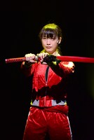 松井玲奈演じる沖田総司。