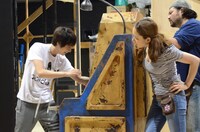 ブロードウェイミュージカル「キンキーブーツ」公開稽古より。