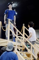 ブロードウェイミュージカル「キンキーブーツ」公開稽古より。