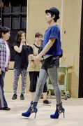 ブロードウェイミュージカル「キンキーブーツ」公開稽古より。