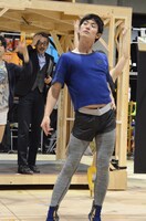 ブロードウェイミュージカル「キンキーブーツ」公開稽古より。