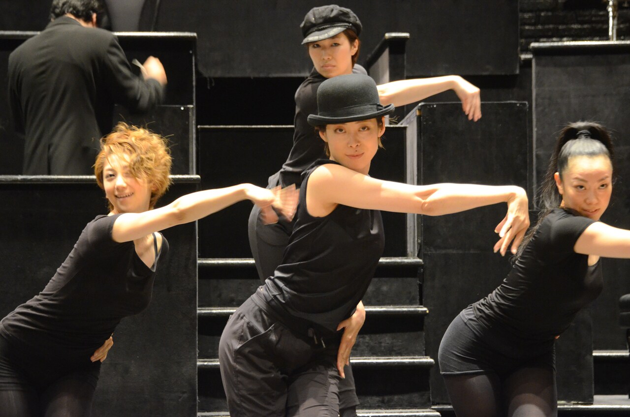 「ブロードウェイミュージカル『シカゴ』宝塚歌劇OGバージョン」公開稽古より。