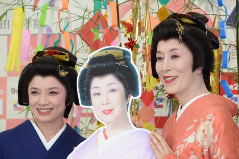 左から、榊原郁恵、高畑淳子。