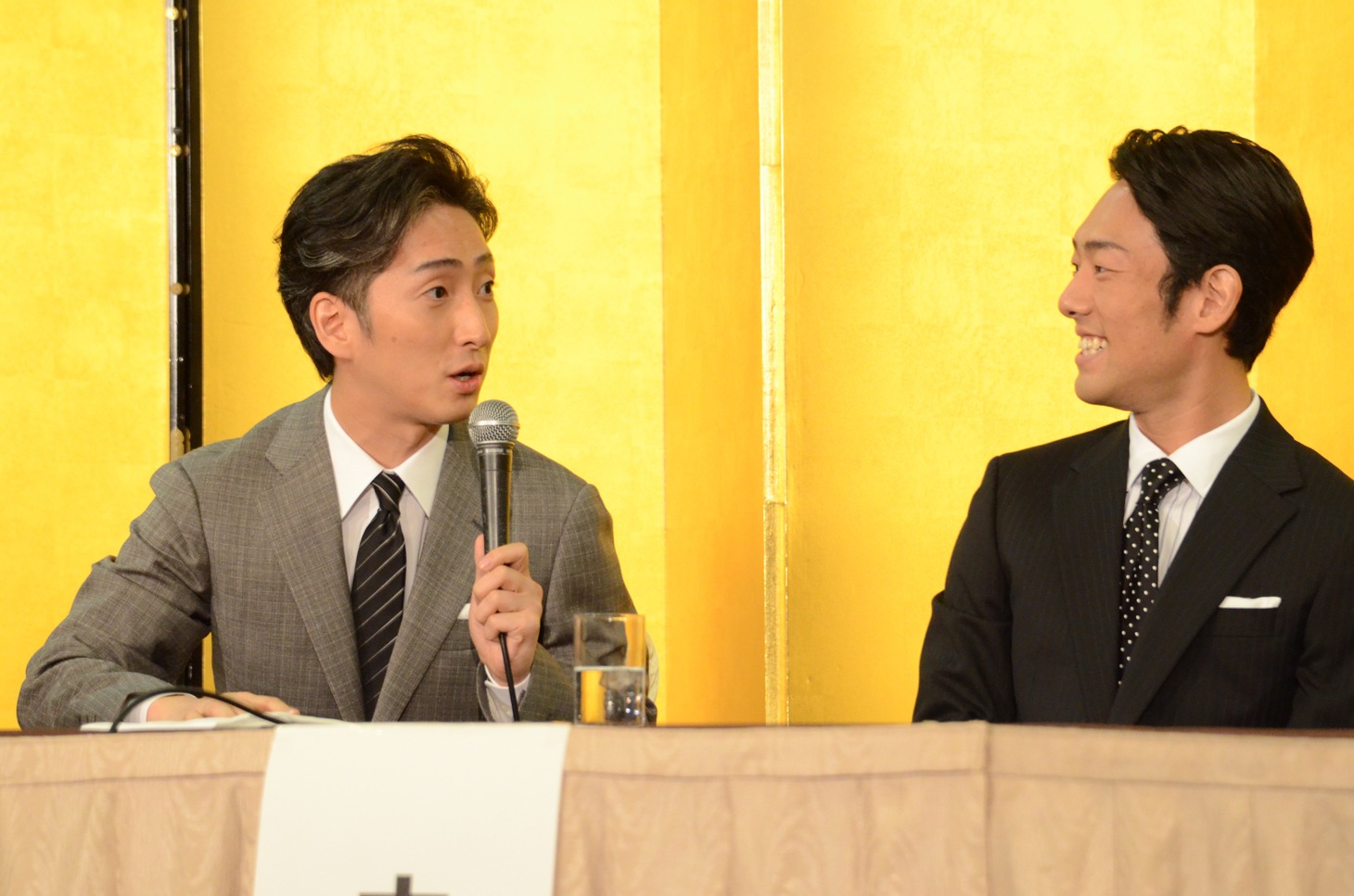 「八月納涼歌舞伎」製作発表記者会見より。