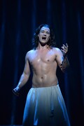 ミュージカル「ヨセフと不思議なテクニカラー・ドリームコート」リハーサルの様子。
