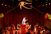 ミュージカル「ヨセフと不思議なテクニカラー・ドリームコート」リハーサルの様子。