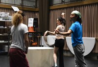 せたがやこどもプロジェクト2016「音楽劇『兵士の物語』」稽古の様子。