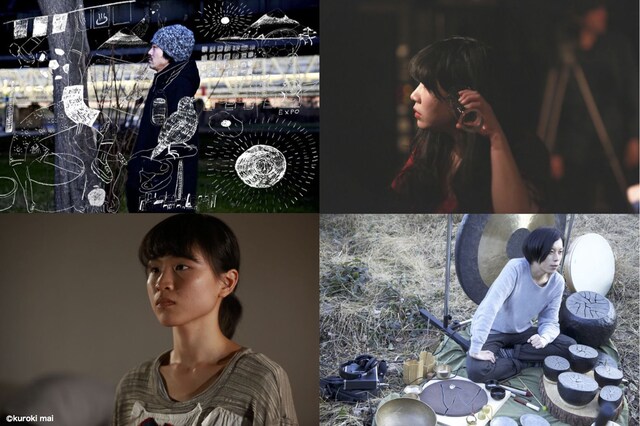 左上から時計回りに今野裕一郎、稲継美保、松本一哉、中野志保実。