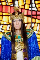 ミュージカル「王家の紋章」囲み取材の様子。メンフィス役の浦井健治。