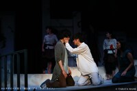 エムキチビート 第十三廻公演「アイ ワズ ライト」ゲネプロの様子。