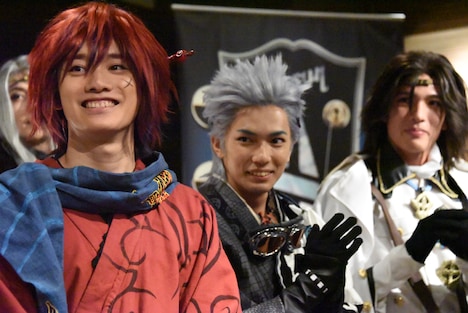 「超歌劇『幕末Rock』黒船来航」の製作発表会より。