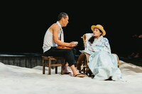 葛河思潮社 第5回公演「浮標」の様子。