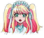 双六仁志のキャラデザイン画。