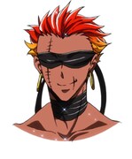 ムサシのキャラデザイン画。