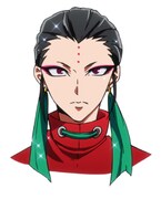 リャンのキャラデザイン画。