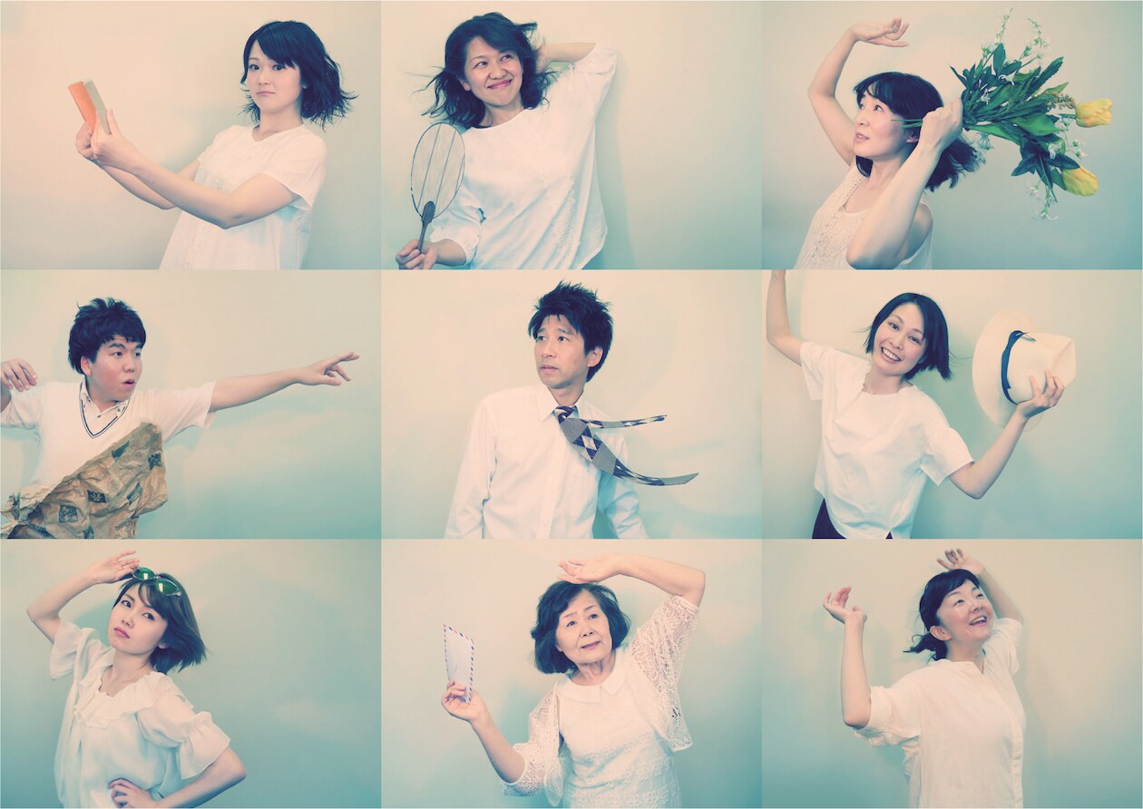 「女性の眼と句で綴る演劇『風、騒グ。』」ビジュアル