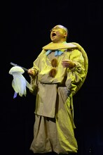 斉藤暁演じるカメ。