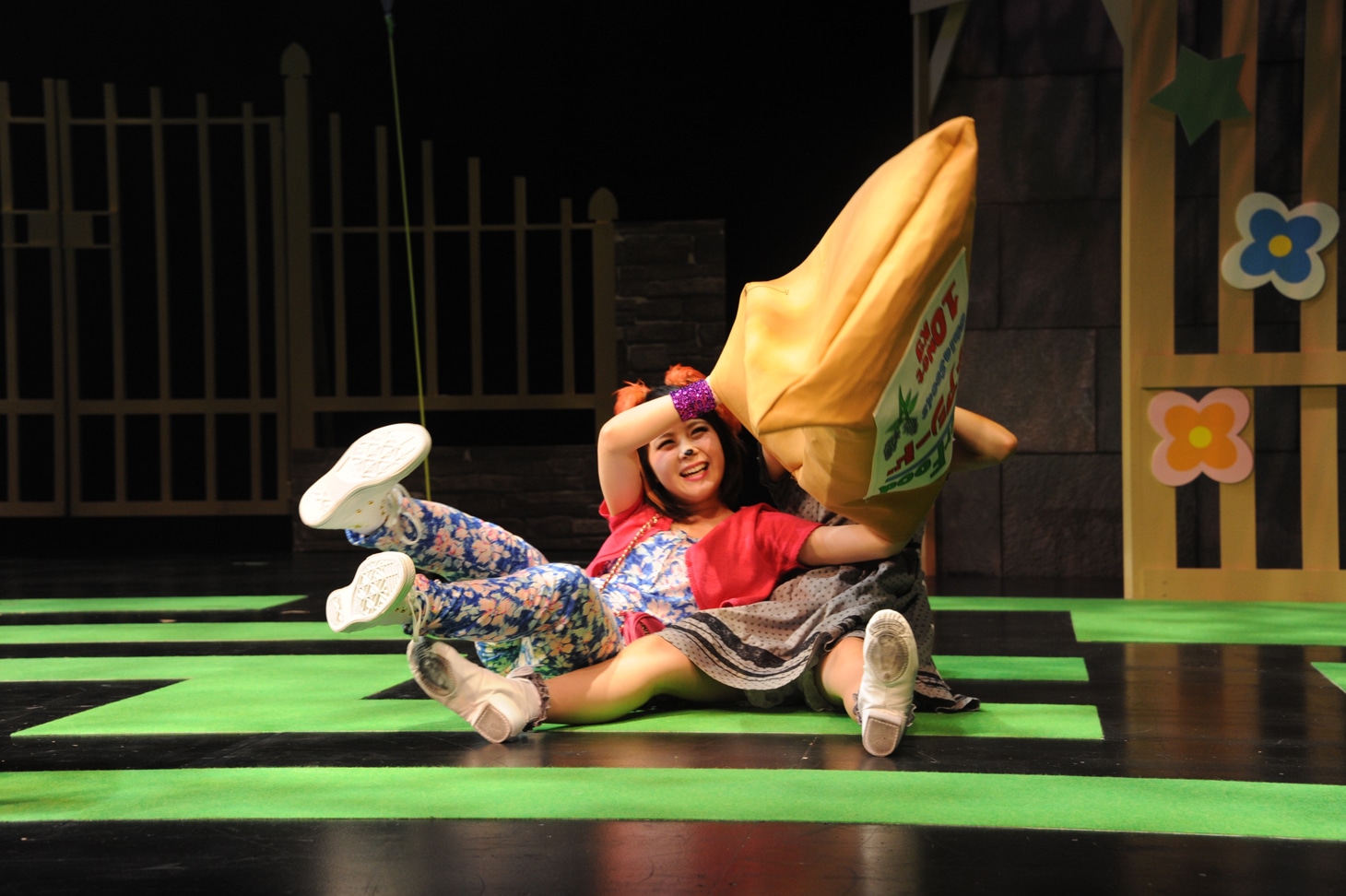 「キッズ・ミュージカル『ワンサくん』-祭りにいくぞ！大脱走！」ゲネプロの様子。