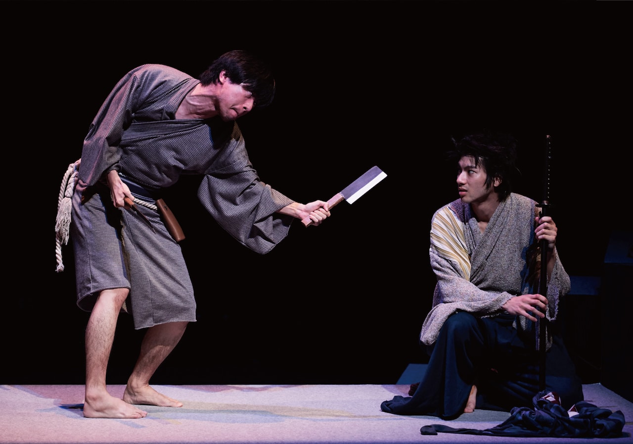 宮本武蔵（完全版）」ゲネプロの様子。 - 等身大の「宮本武蔵」演じる