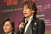 ミュージカル「フランケンシュタイン」製作発表記者会見より。中川晃教。