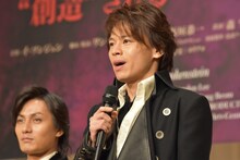 ミュージカル「フランケンシュタイン」製作発表記者会見より。中川晃教。