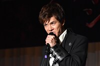 ミュージカル「フランケンシュタイン」製作発表記者会見より。柿澤勇人。