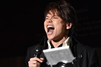 ミュージカル「フランケンシュタイン」製作発表記者会見より。中川晃教。