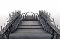 「アマハラ」の舞台美術模型。