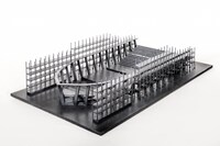 「アマハラ」の舞台美術模型。