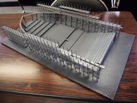 「アマハラ」の舞台美術模型。