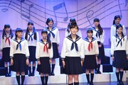 さくら学院「秋桜学園合唱部」ゲネプロの様子。