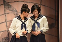 さくら学院「秋桜学園合唱部」ゲネプロの様子。