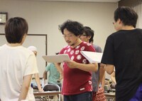 Hauptbahnhof Gleis7「和え物地獄変」の稽古風景。