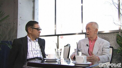 「ボクらの時代」より、左から大橋巨泉、永六輔。