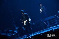 左から左から青木玄徳演じる斎藤一、松田凌演じる中村半次郎。