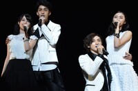 ミュージカル「ロミオ＆ジュリエット」制作発表より。左から生田絵梨花、大野拓朗、古川雄大、木下晴香。