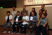 「深津演劇祭~深津篤史コレクション舞台編~」記者会見の様子。