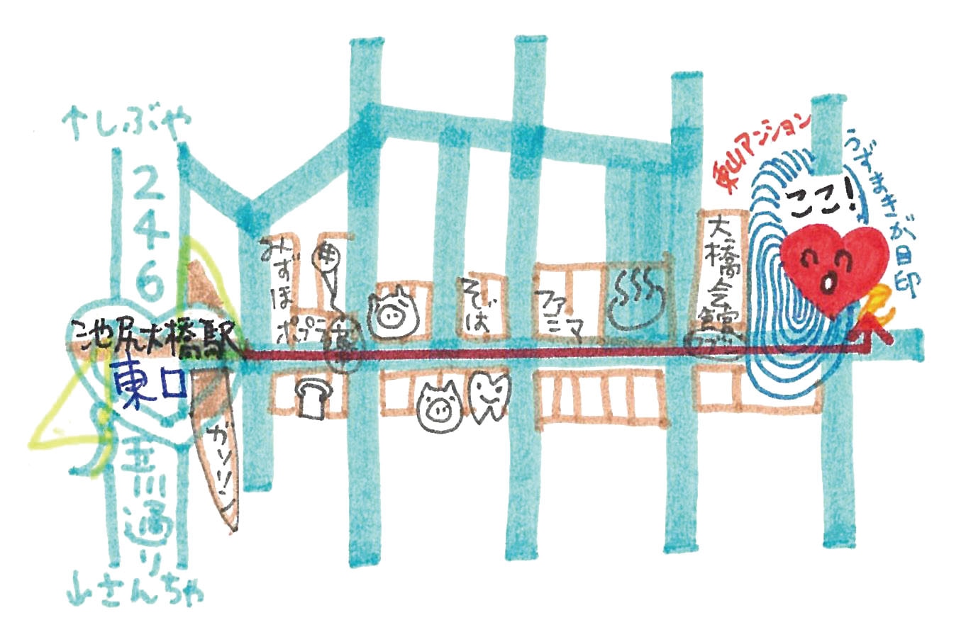 「らぶ・まん×AMD ～ばいばいお家公演～『曼荼羅まんしょん』」地図