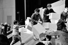 過去に行われた「コンドルズの遊育計画」の様子。