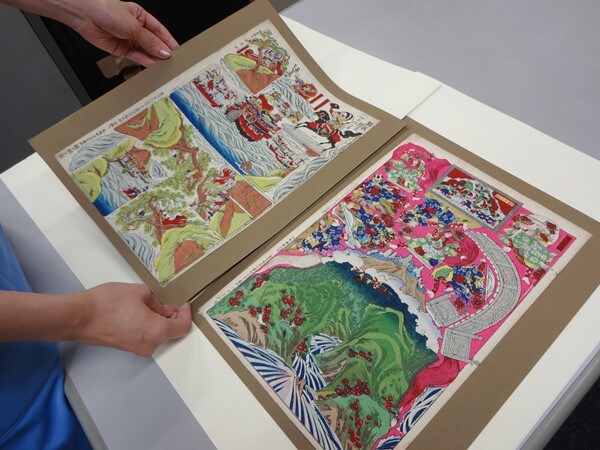 松竹大谷図書館がクラウドファンディングで「組上燈籠絵」を復刻・デジタル化