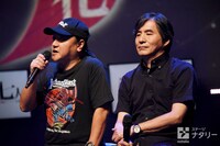 「劇団☆新感線『髑髏城の七人』 Season 花 produced by TBS」製作発表記者会見より。左からいのうえひでのり、中島かずき。