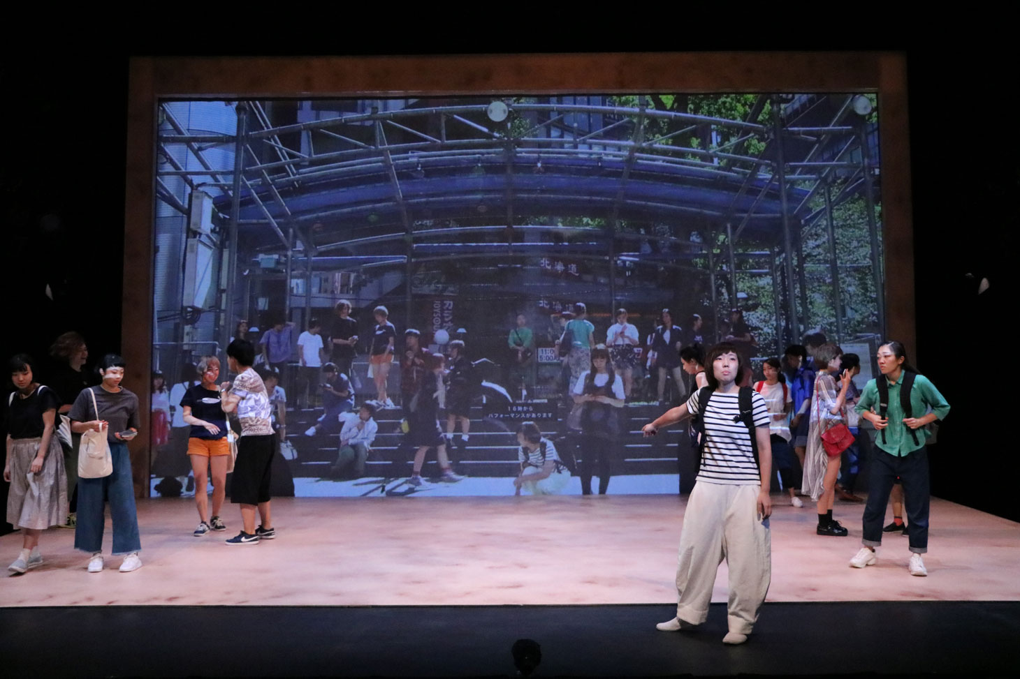 演劇系大学共同制作公演vol.4「昔々日本」より。（撮影：福井理文）