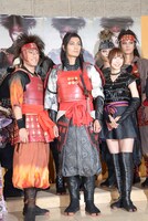 「真田十勇士」フォトセッションの様子。