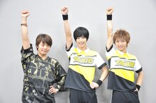 左から伊藤マサミ、本田礼生、古田一紀。