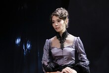 「幽霊」ゲネプロより。朝海ひかる演じるヘレーネ。