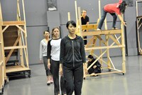 「メトロポリス」稽古の様子。